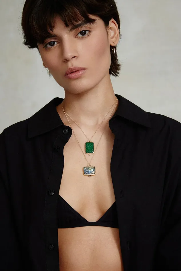 14k Acacia Necklace Labradorite Women Chan Luu 14k Fine