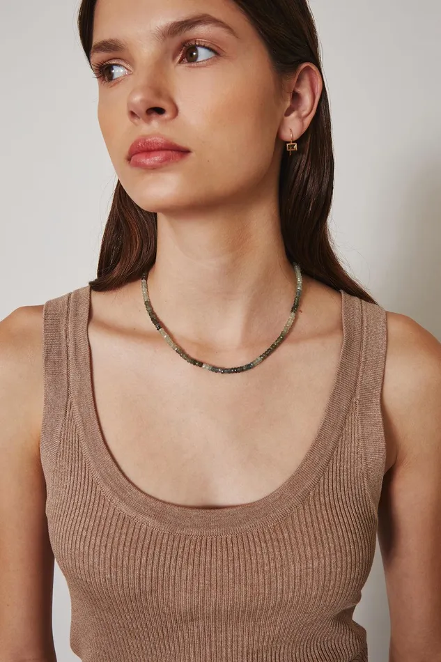 14k Copper Aquamarine Petra Necklace Women Chan Luu 14k Fine