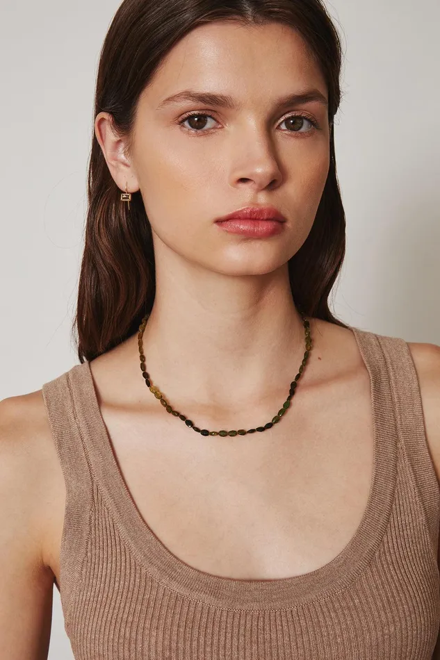 14k Green Tourmaline Petra Necklace Women Chan Luu 14k Fine