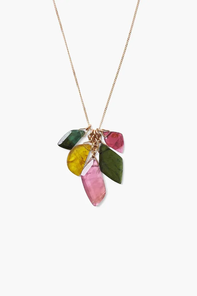 14k Tourmaline Mix Kaleidoscope Necklace Women Chan Luu 14k Fine