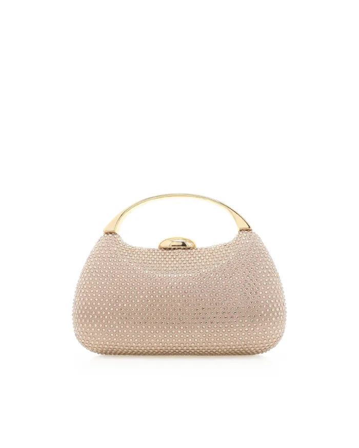 Accessories Billini Bags GEORGIA HANDLE BAG NUDE SATINNUDE DIAMANTE