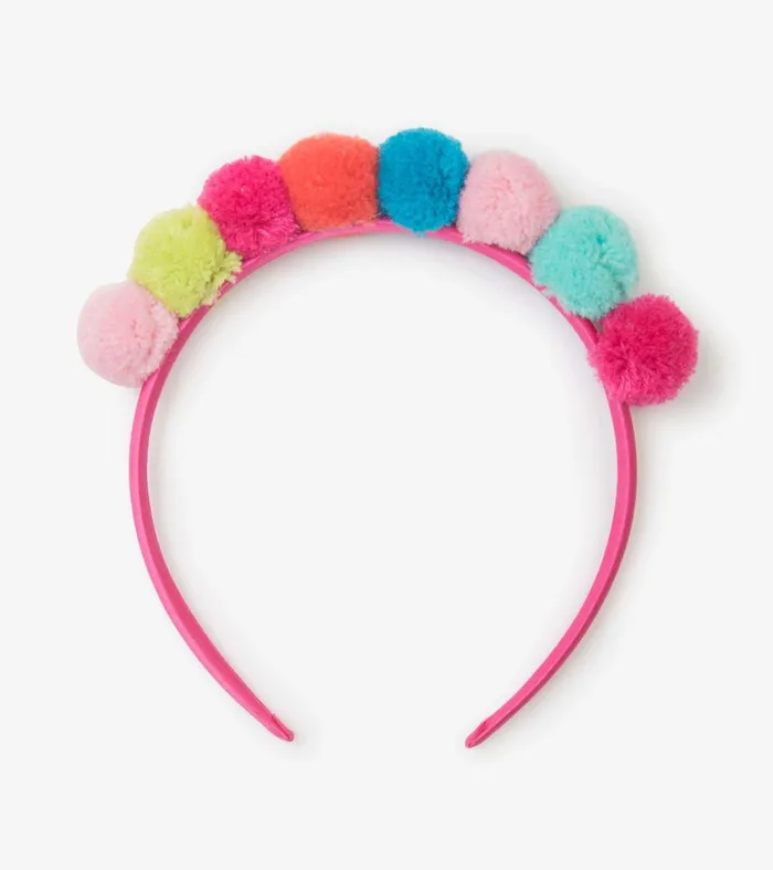 Accessories Girls Hatley Pom Pom Crown Headband