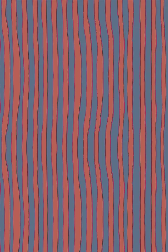 Accessories Shop Natalie Martin RATTAN HAND BAG W LINING Batik Stripe Navy