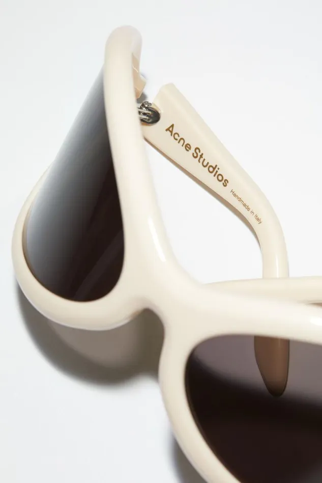 Acne Studios Acetate Sunglasses Blackwhite Women Eyewear