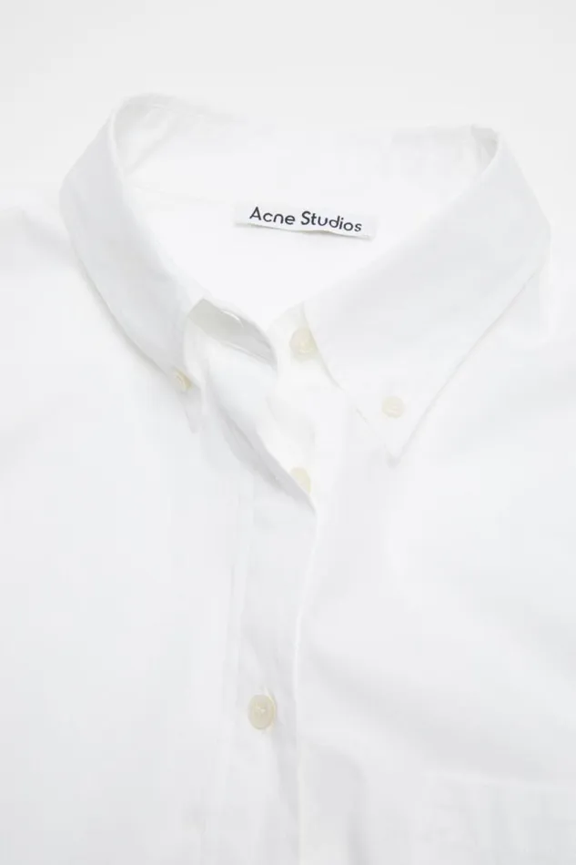 Acne Studios Buttonup Shirt White Women Shirts and Blouses Acne Studios Buttonup Shirt White Women Shirts and Blouses
