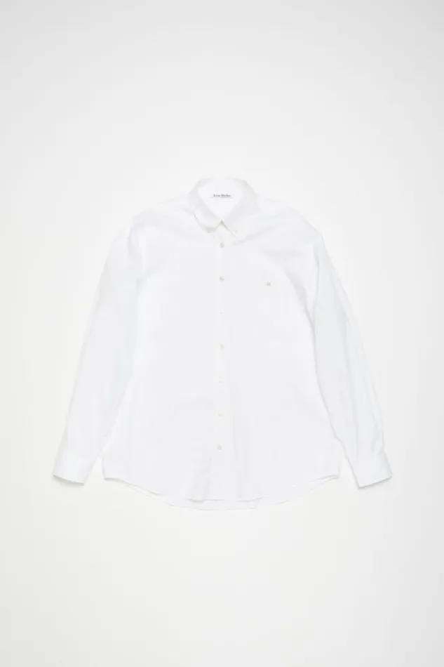 Acne Studios Buttonup Shirt White Women Shirts and Blouses Acne Studios Buttonup Shirt White Women Shirts and Blouses