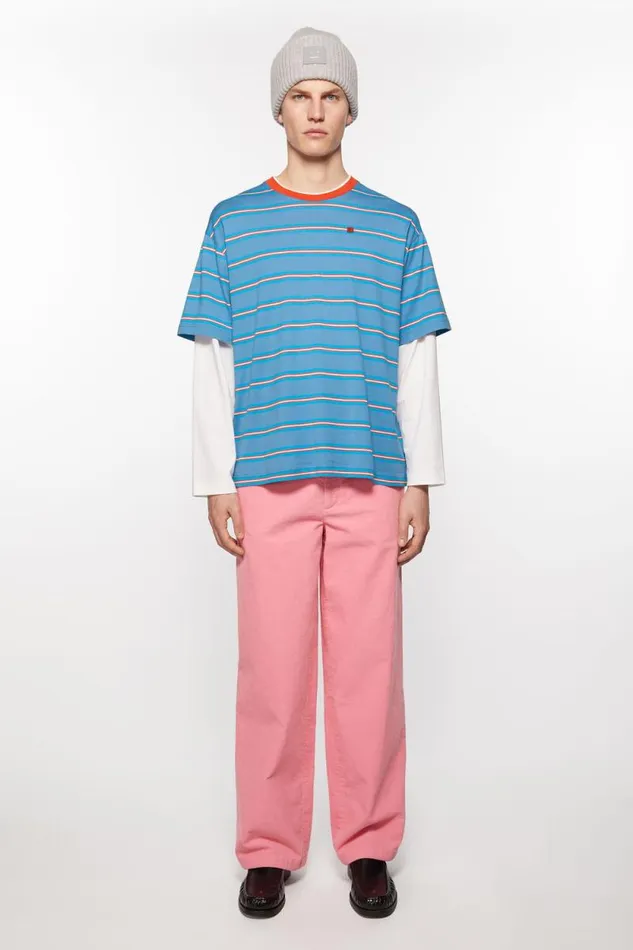 Acne Studios Cord Trousers Tango Pink Women Trousers