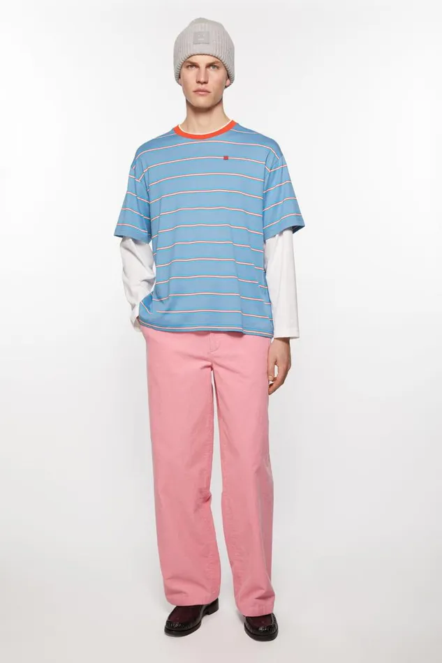 Acne Studios Cord Trousers Tango Pink Women Trousers