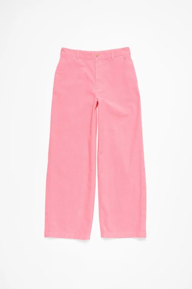 Acne Studios Cord Trousers Tango Pink Women Trousers