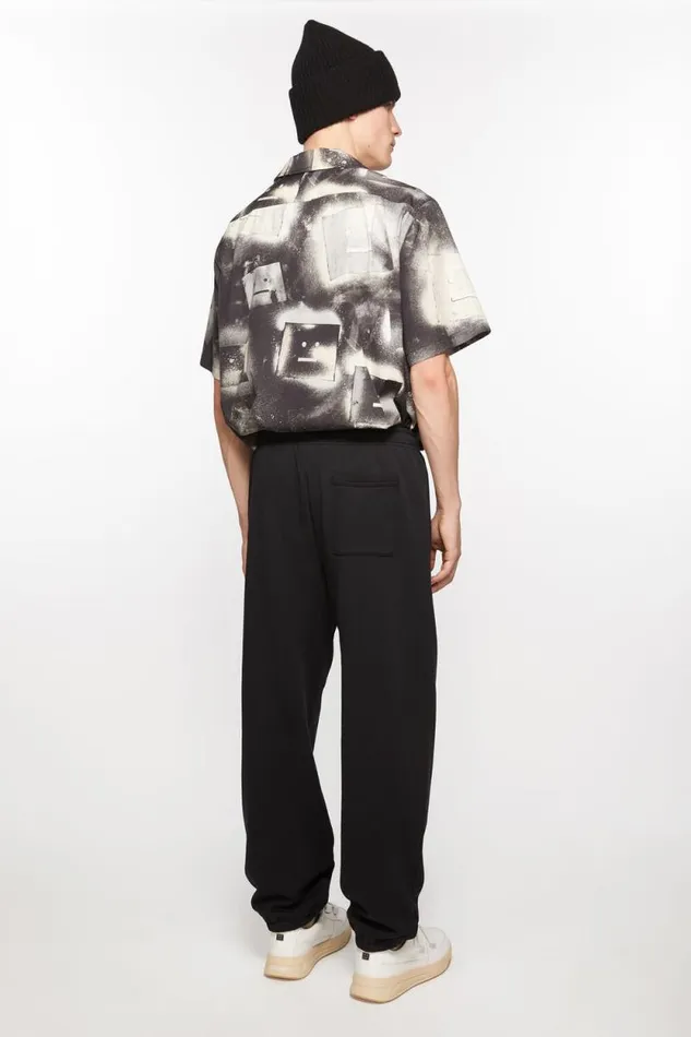 Acne Studios Cotton Sweatpants Black Men Trousers