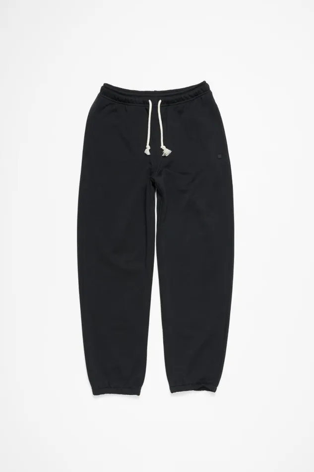 Acne Studios Cotton Sweatpants Black Men Trousers
