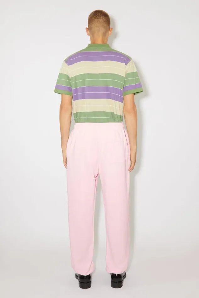 Acne Studios Cotton Sweatpants Light Pink Men Trousers