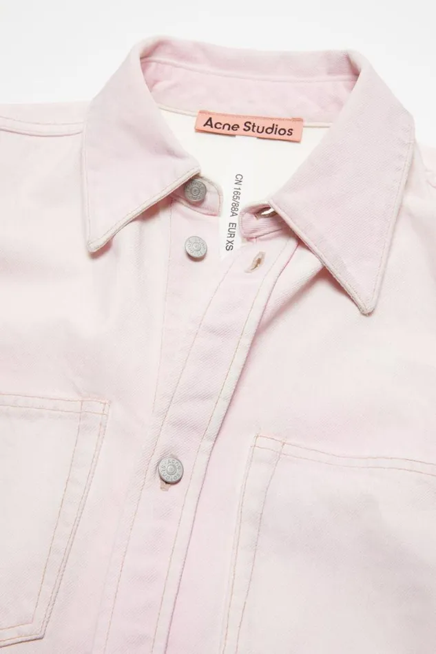 Acne Studios Denim Buttonup Shirt 8211 Relaxed Fit Pale Pink Men Shirts Acne Studios Denim Buttonup Shirt 8211 Relaxed Fit Pale Pink Men Shirts