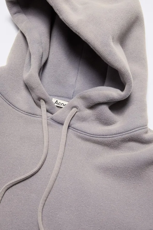 Acne Studios Hooded Sweater Logo Patch Dusty Purple Men Sweatshirts Acne Studios Hooded Sweater Logo Patch Dusty Purple Men Sweatshirts