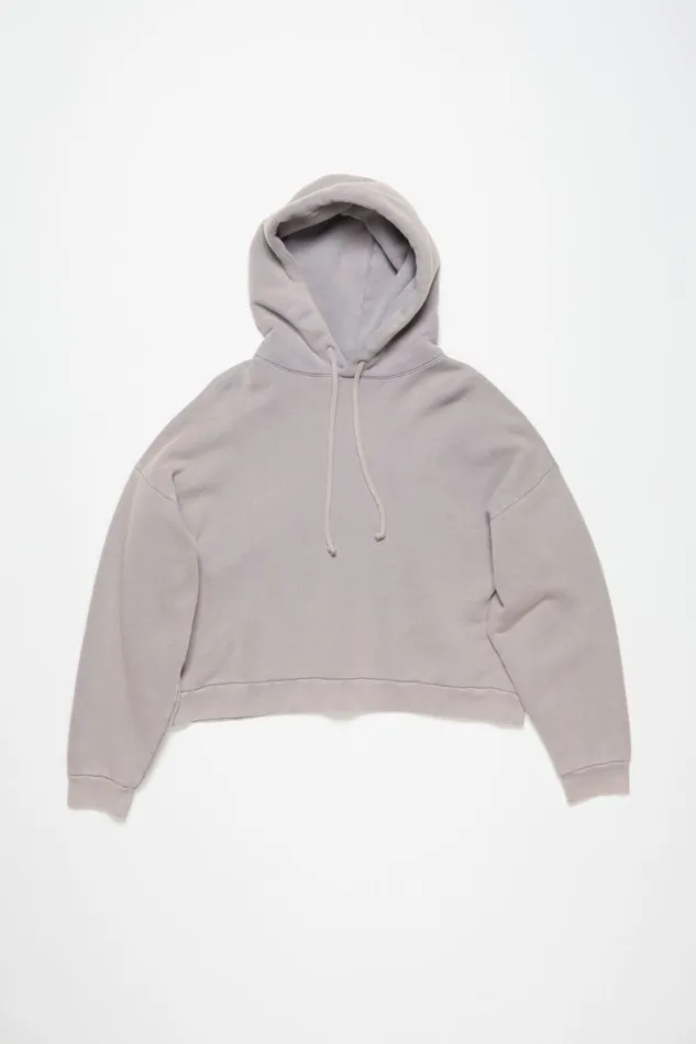 Acne Studios Hooded Sweater Logo Patch Dusty Purple Men Sweatshirts Acne Studios Hooded Sweater Logo Patch Dusty Purple Men Sweatshirts