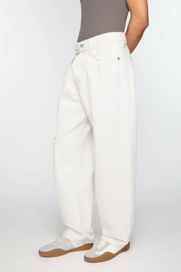 Acne Studios Loose Fit Jeans 8211 1991 Toj Off White Women Jeans Acne Studios Loose Fit Jeans 8211 1991 Toj Off White Women Jeans