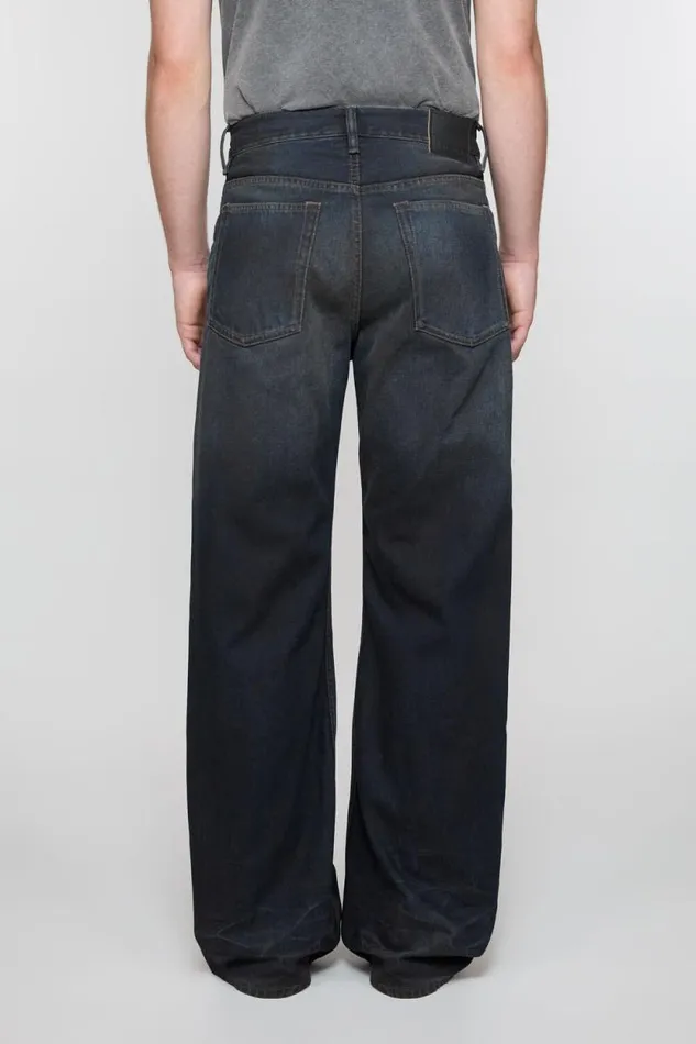 Acne Studios Loose Fit Jeans 8211 2021M Dark Blue Men Jeans Acne Studios Loose Fit Jeans 8211 2021M Dark Blue Men Jeans