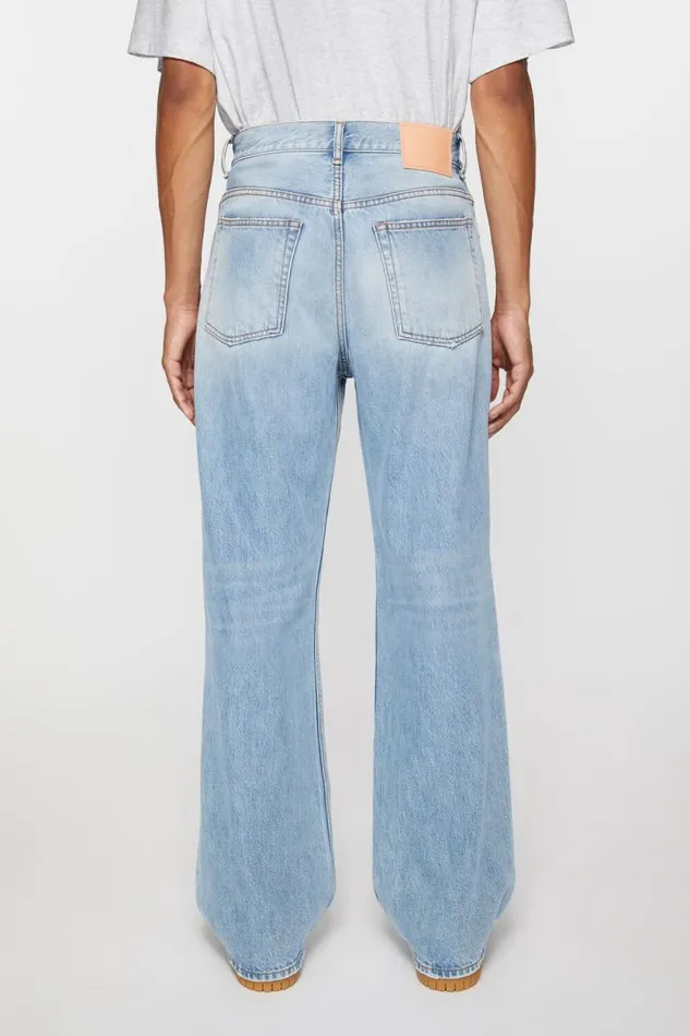 Acne Studios Loose Fit Jeans 8211 2021M Light Blue Men Jeans Acne Studios Loose Fit Jeans 8211 2021M Light Blue Men Jeans