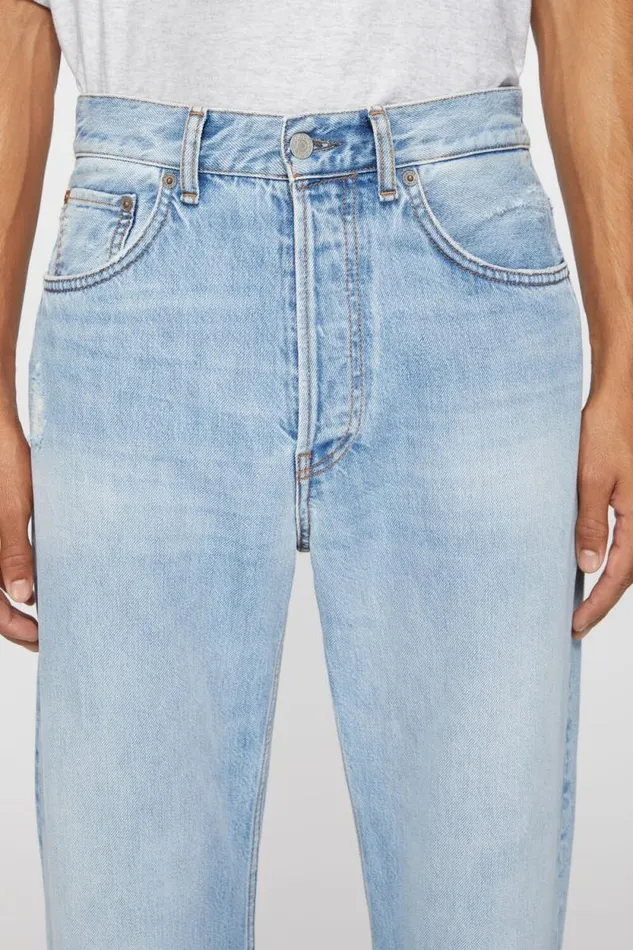 Acne Studios Loose Fit Jeans 8211 2021M Light Blue Men Jeans Acne Studios Loose Fit Jeans 8211 2021M Light Blue Men Jeans