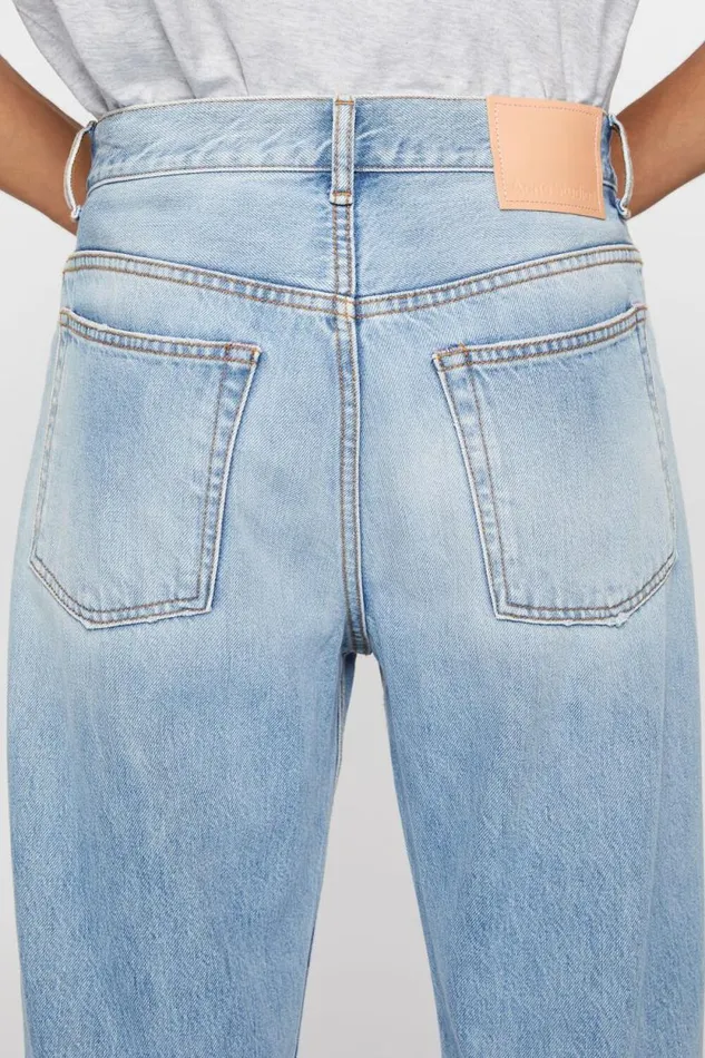 Acne Studios Loose Fit Jeans 8211 2021M Light Blue Men Jeans Acne Studios Loose Fit Jeans 8211 2021M Light Blue Men Jeans