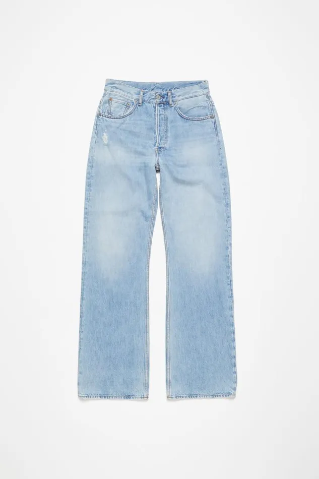 Acne Studios Loose Fit Jeans 8211 2021M Light Blue Men Jeans Acne Studios Loose Fit Jeans 8211 2021M Light Blue Men Jeans