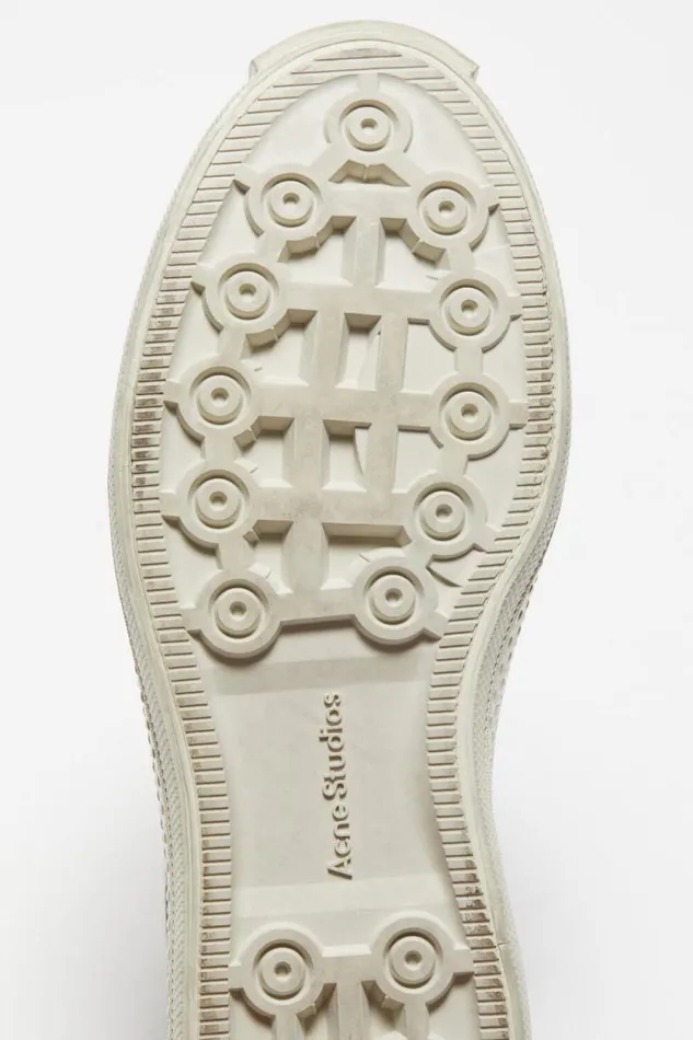 Acne Studios Low Top Sneakers Blackoff White Women Shoes