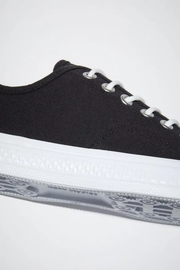 Acne Studios Low Top Sneakers Blackoff White Women Shoes