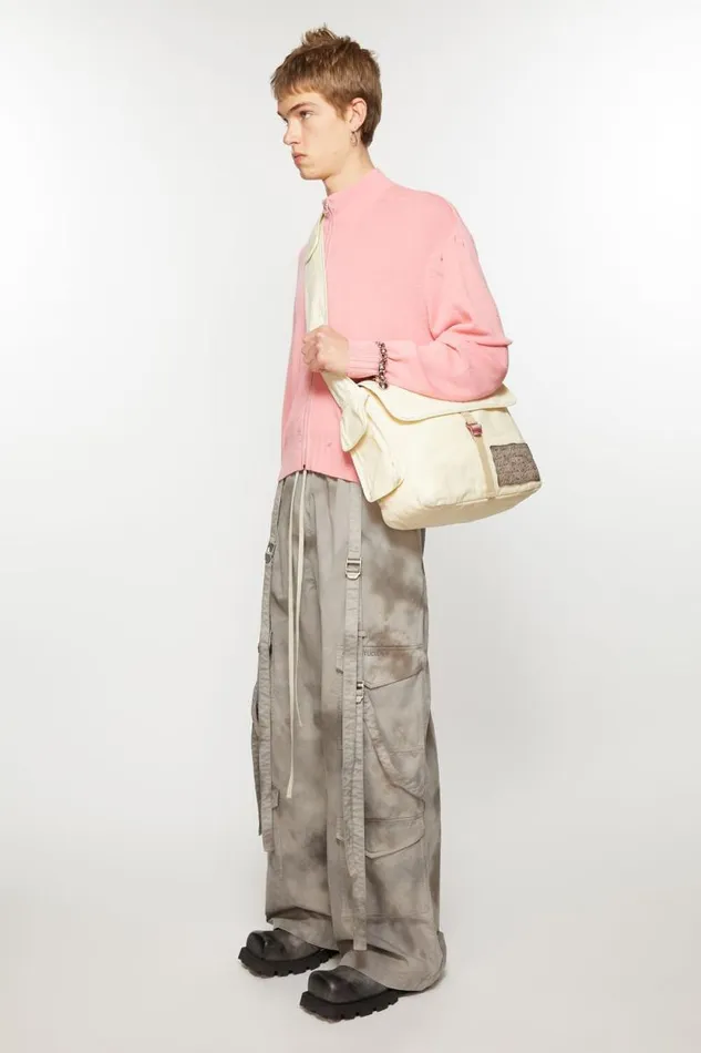 Acne Studios Messenger Bag Cream Beigebeige Women Bags