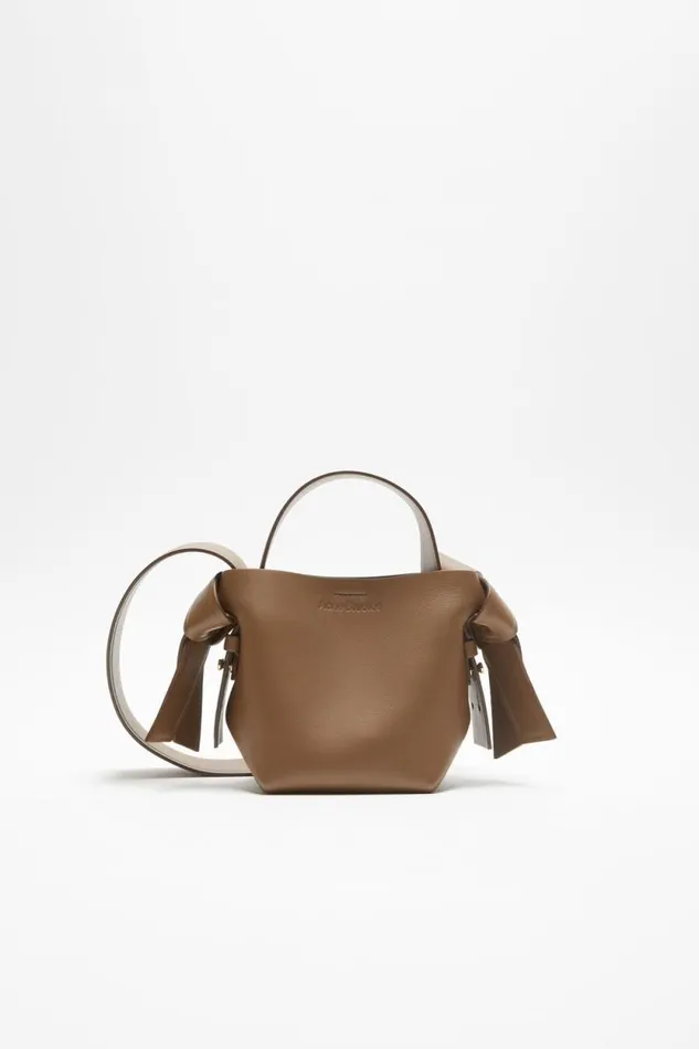 Acne Studios Musubi Micro Tote Camel Brown Men Bags