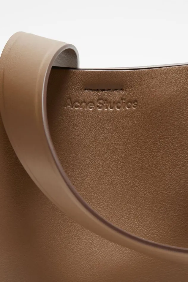Acne Studios Musubi Micro Tote Camel Brown Men Bags Acne Studios Musubi Micro Tote Camel Brown Men Bags