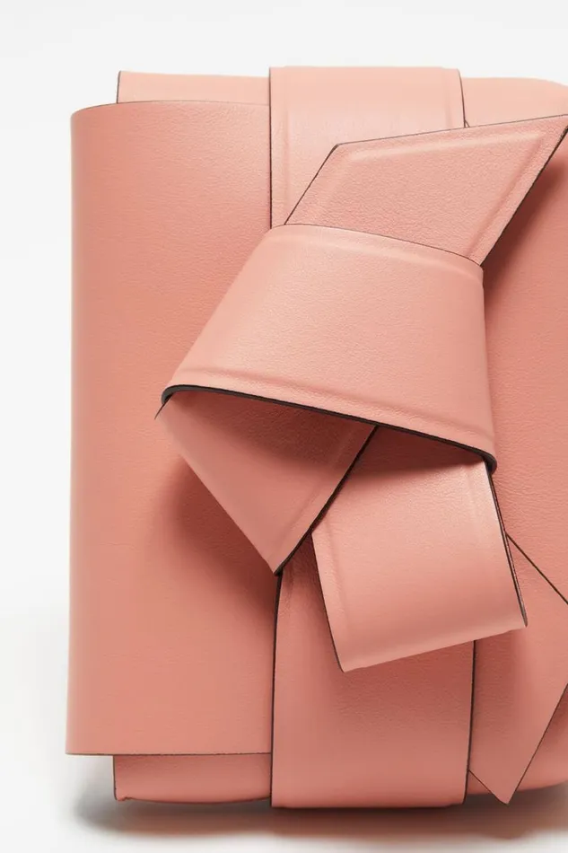 Acne Studios Musubi Mini Crossbody Bag Salmon Pink Women Bags