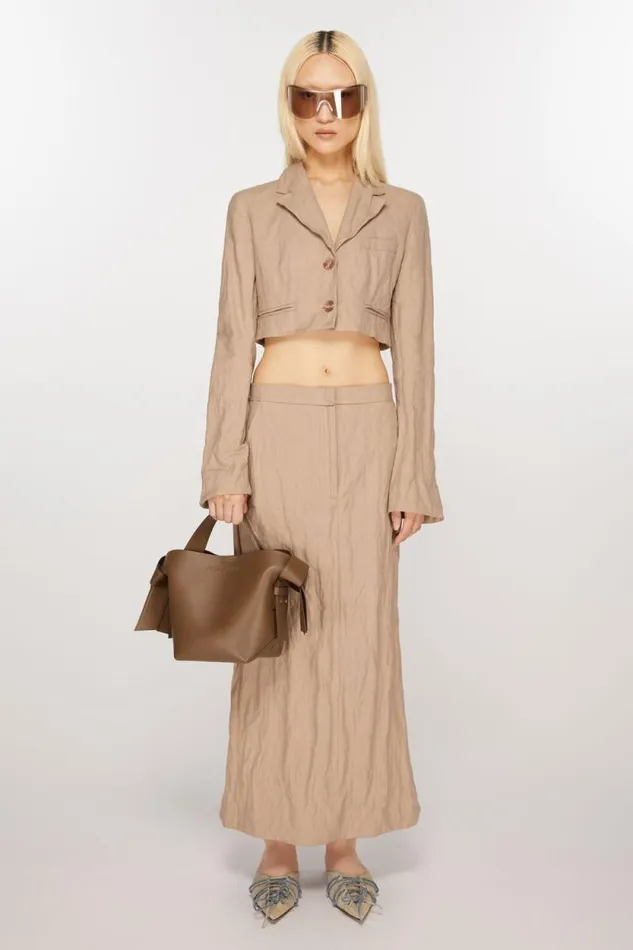 Acne Studios Musubi Mini Shoulder Bag Camel Brown Men Bags Acne Studios Musubi Mini Shoulder Bag Camel Brown Men Bags