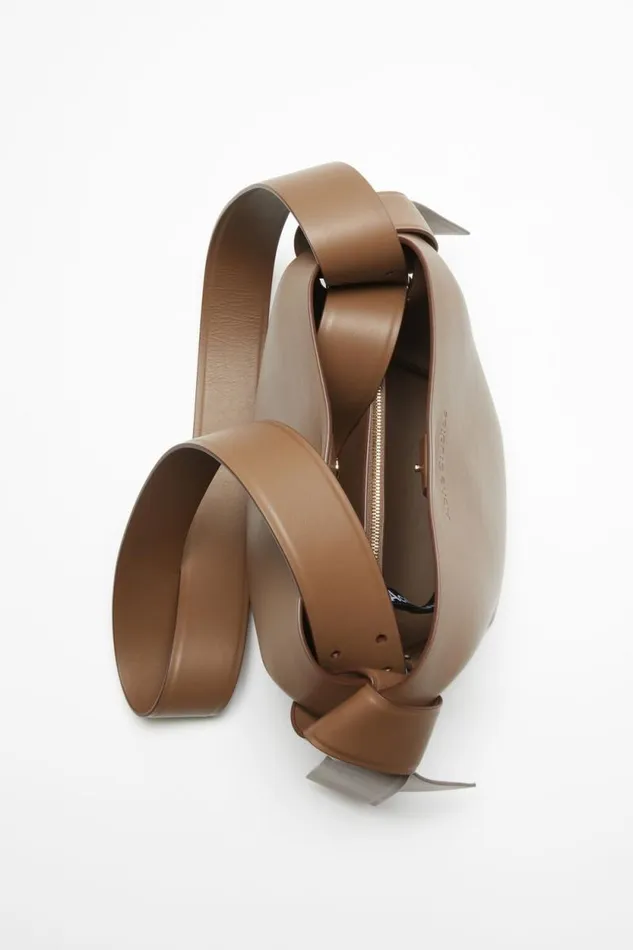 Acne Studios Musubi Mini Shoulder Bag Camel Brown Men Bags Acne Studios Musubi Mini Shoulder Bag Camel Brown Men Bags