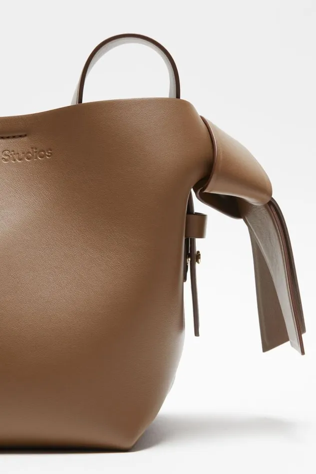 Acne Studios Musubi Mini Shoulder Bag Camel Brown Men Bags Acne Studios Musubi Mini Shoulder Bag Camel Brown Men Bags