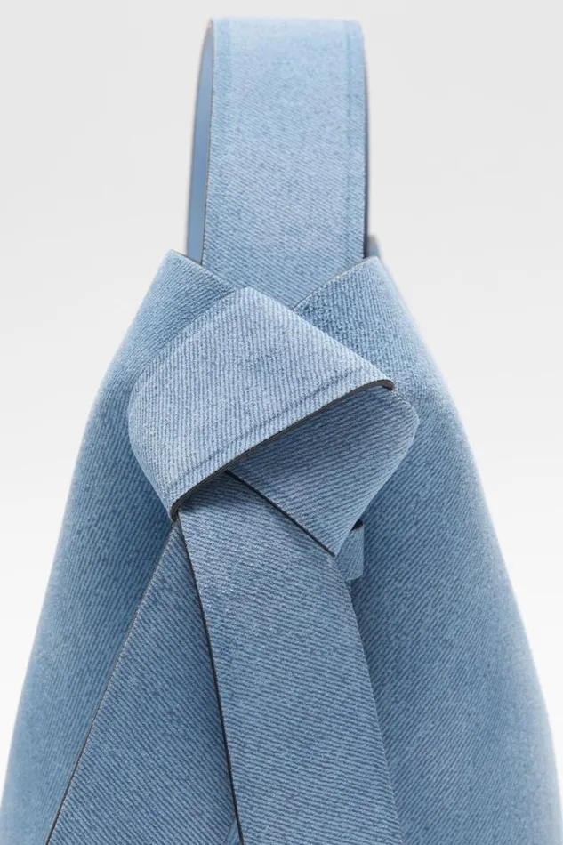 Acne Studios Musubi Mini Shoulder Bag Light Blue Women Bags