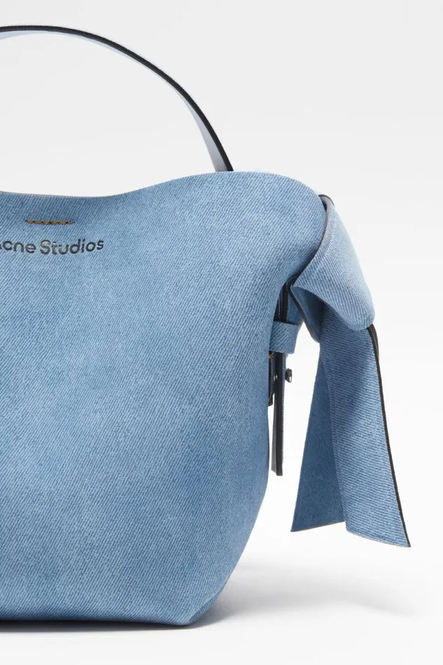 Acne Studios Musubi Mini Shoulder Bag Light Blue Women Bags