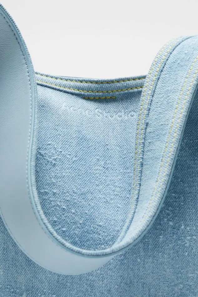 Acne Studios Musubi Mini Shoulder Bag Light Blue Women Bags