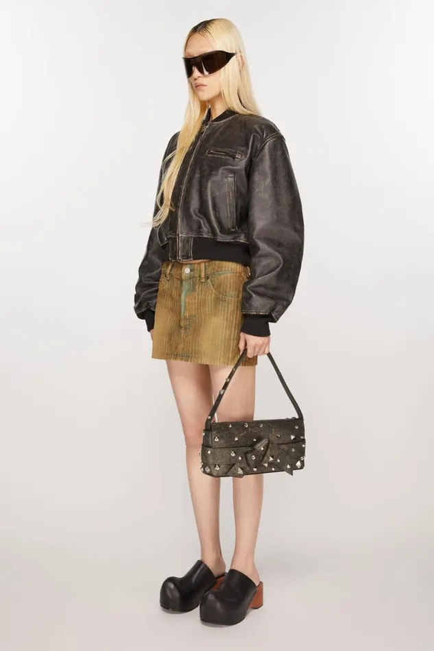 Acne Studios Musubi Shoulder Bag Dark Brown Men Bags Acne Studios Musubi Shoulder Bag Dark Brown Men Bags