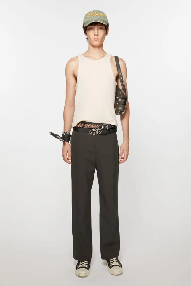 Acne Studios Musubi Shoulder Bag Dark Brown Men Bags Acne Studios Musubi Shoulder Bag Dark Brown Men Bags