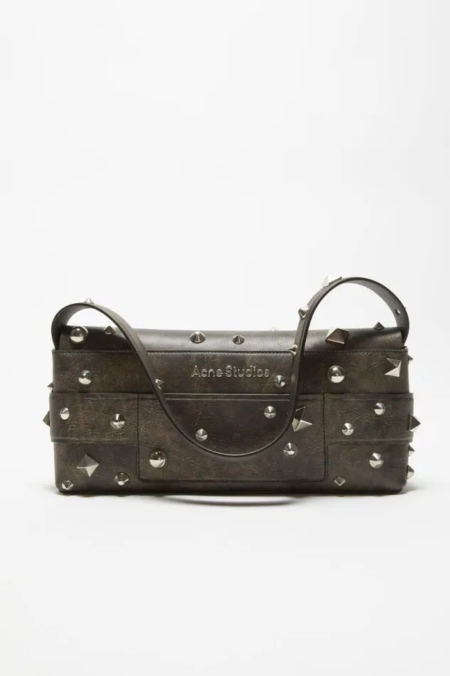 Acne Studios Musubi Shoulder Bag Dark Brown Men Bags Acne Studios Musubi Shoulder Bag Dark Brown Men Bags