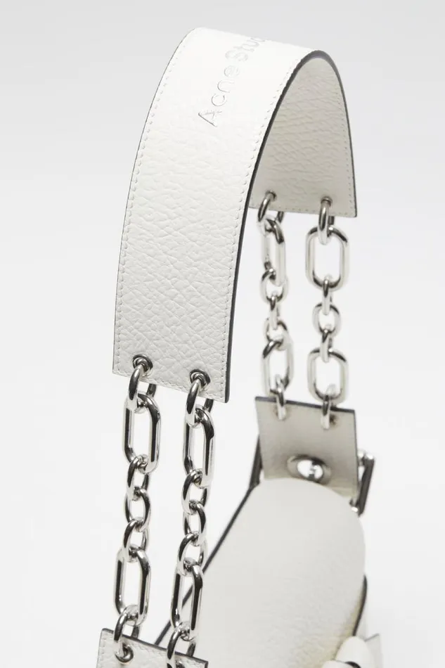 Acne Studios Musubi Shoulder Bag White Men Bags Acne Studios Musubi Shoulder Bag White Men Bags