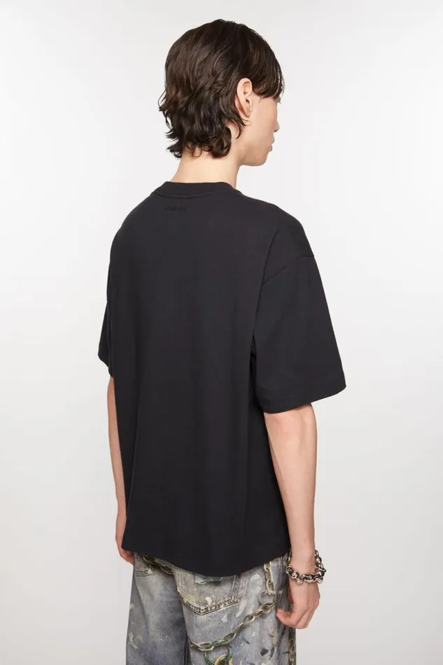 Acne Studios Printed Tshirt Black Men Tshirts Acne Studios Printed Tshirt Black Men Tshirts