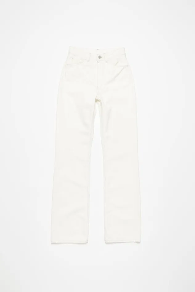 Acne Studios Regular Fit Jeans 8211 1977 Off White Women Jeans