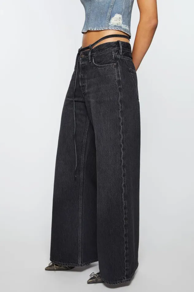 Acne Studios Regular Fit Jeans 8211 2004 Black Women Jeans