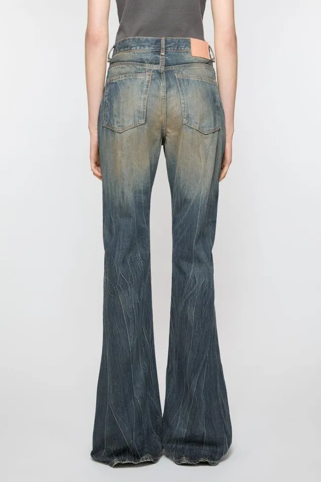 Acne Studios Regular Fit Jeans 8211 2024F Dark Blue Women Jeans