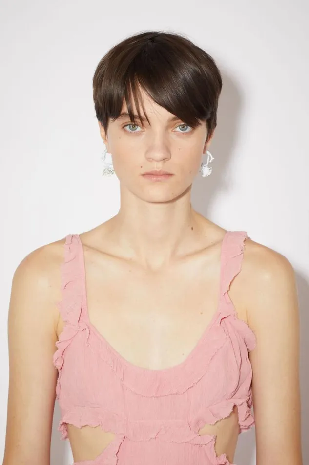 Acne Studios Roses Earrings White Men Jewellery Acne Studios Roses Earrings White Men Jewellery