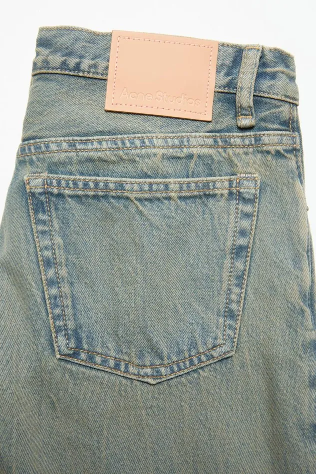 Acne Studios Slim Fit Jeans 8211 2005 Bluebeige Women Jeans