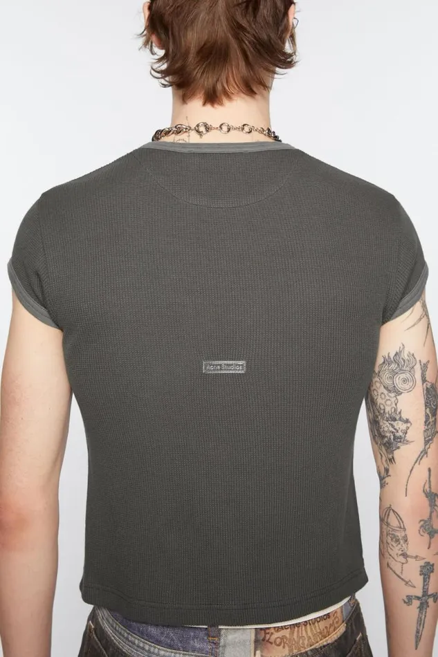 Acne Studios Tshirt 8211 Fitted Unisex Fit Faded Grey Men Tshirts Acne Studios Tshirt 8211 Fitted Unisex Fit Faded Grey Men Tshirts