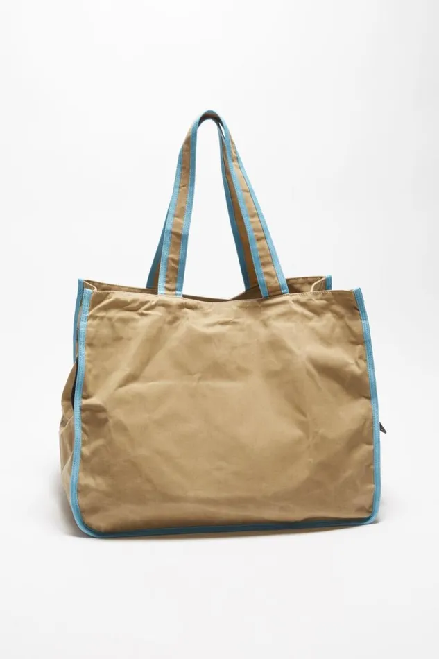 Acne Studios Tote Bag Beigeblue Women Bags