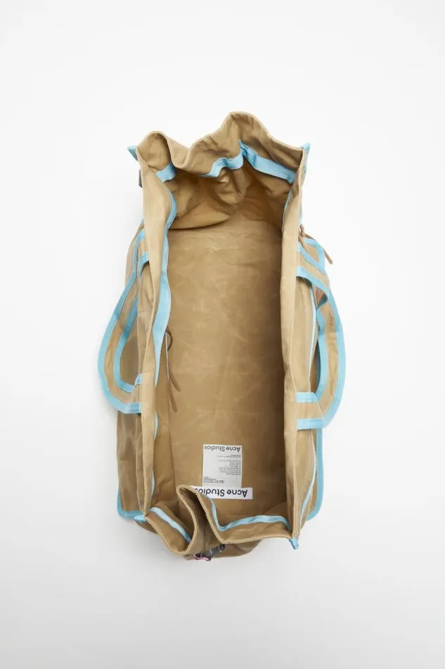 Acne Studios Tote Bag Beigeblue Women Bags
